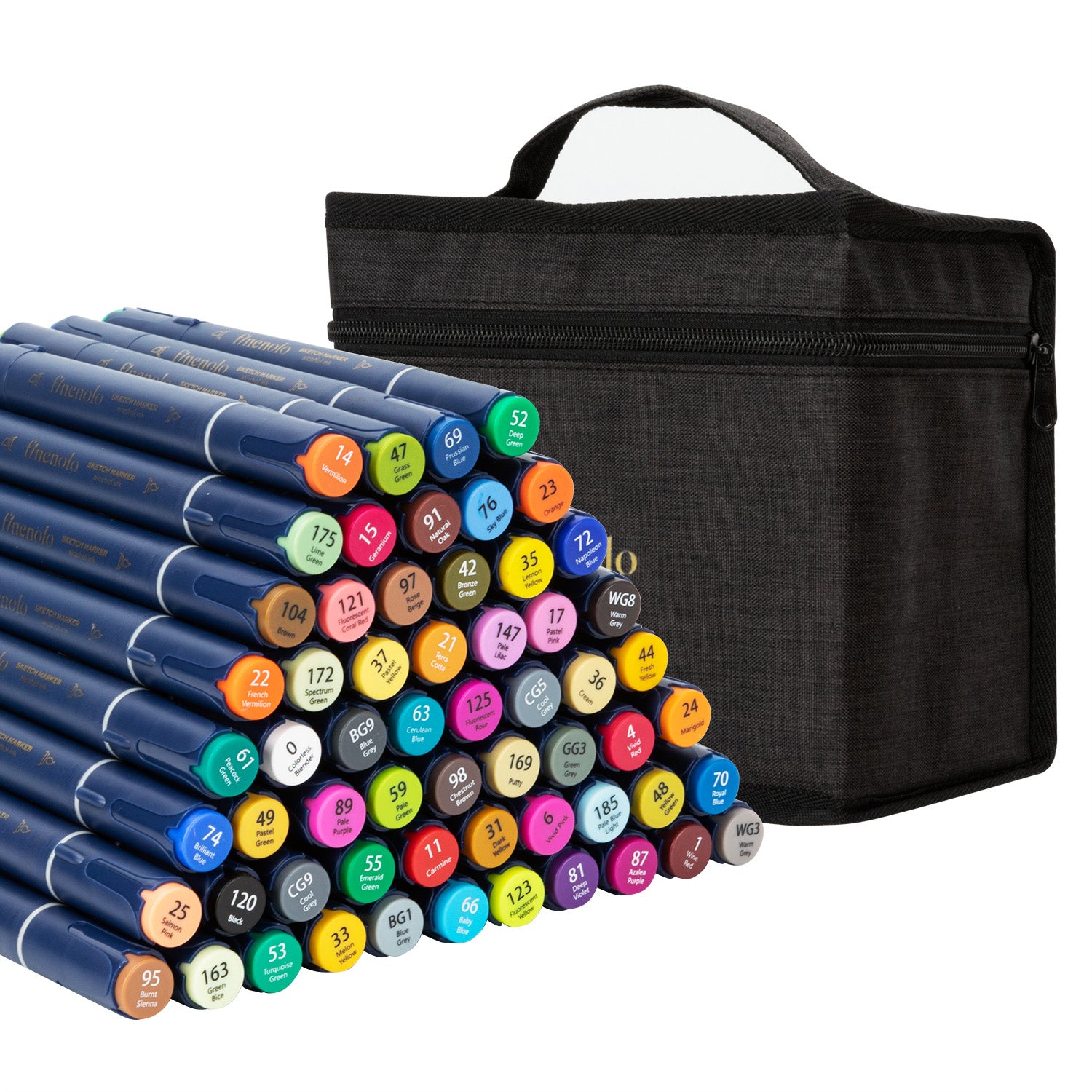 SET 60 MARKERE SKETCHING VARF DUBLU ROTUND/TESIT HUSA TEXTILA DELI SET 60 MARKERE SKETCHING VARF DUBLU ROTUND/TESIT HUSA TEXTILA DELI